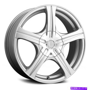�z�C�[���@4�{�Z�b�g Ultra 403Su Slalom Wheels 17x7�i45�A5x120.65�A74.1�j�V���o�[�����Z�b�g4 Ultra 403SU Slalom Wheels 17x7 (45, 5x120.65, 74.1) Silver Rims Set of 4�y���s�A���i�z