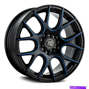 zC[@4{Zbg hbORZvgR-15zC[17x7.5i40A5x114.3A73.1j4̃ubNZbg Drag Concepts R-15 Wheels 17x7.5 (40, 5x114.3, 73.1) Black Rims Set of 4