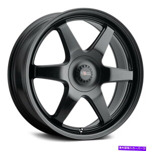 �z�C�[���@4�{�Z�b�g Voxx Riva�z�C�[��17x7.5�i40�A5x108�A73.1�j4�̃u���b�N�����Z�b�g Voxx RIVA Wheels 17x7.5 (40, 5x108, 73.1) Black Rims Set of 4