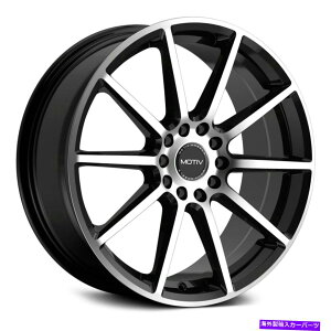 zC[@4{Zbg Motiv 431MB̓zC[18x7.5i40A5x110A73.1j4̃ubNZbg Motiv 431MB ELICIT Wheels 18x7.5 (40, 5x110, 73.1) Black Rims Set of 4