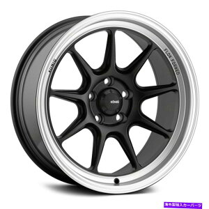 zC[@4{Zbg konig countergramzC[15x9i35A4x100A73.1j4̃ubNZbg Konig COUNTERGRAM Wheels 15x9 (35, 4x100, 73.1) Black Rims Set of 4