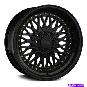 �z�C�[���@4�{�Z�b�g XXR 536�z�C�[��16x8�i20�A4x114.3�A73.1�j4�̃u���b�N�����Z�b�g XXR 536 Wheels 16x8 (20, 4x114.3, 73.1) Black Rims Set of 4�y���s�A���i�z