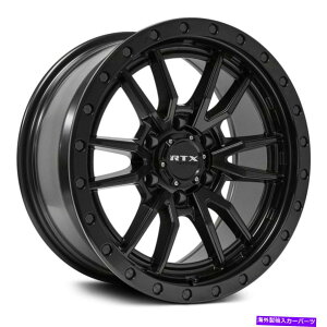 �z�C�[���@4�{�Z�b�g RTX�E���t�z�C�[��18x9�i10�A6x135�A87.1�j4�̃u���b�N�����Z�b�g RTX WOLF Wheels 18x9 (10, 6x135, 87.1) Black Rims Set of 4