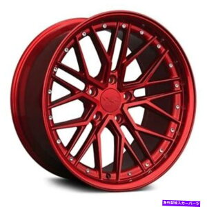 �z�C�[���@4�{�Z�b�g xxr 571�z�C�[��18x8.5�i35�A5x100�A73.1�j4�̐Ԃ������Z�b�g XXR 571 Wheels 18x8.5 (35, 5x100, 73.1) Red Rims Set of 4