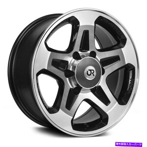 �z�C�[���@4�{�Z�b�g RTX�N�[���G�z�C�[��16x7�i30�A6x130�A84�j4�̃u���b�N�����Z�b�g RTX COURIER Wheels 16x7 (30, 6x130, 84) Black Rims Set of 4�y���s�A���i�z