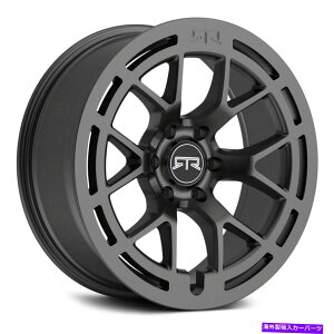 �z�C�[���@4�{�Z�b�g RTR 950SC Tech 6�z�C�[��17x9�i30�A6x139.7�A93.1�j4�̃`���R�[�������Z�b�g RTR 950SC TECH 6 Wheels 17x9 (30, 6x139.7, 93.1) Charcoal Rims Set of 4�y���s�A���i�z