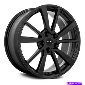 �z�C�[���@4�{�Z�b�g RTX Rogue Wheels 17x7�i35�A5x114.3�A66.1�j4�̃u���b�N�����Z�b�g RTX ROGUE Wheels 17x7 (35, 5x114.3, 66.1) Black Rims Set of 4�y���s�A���i�z