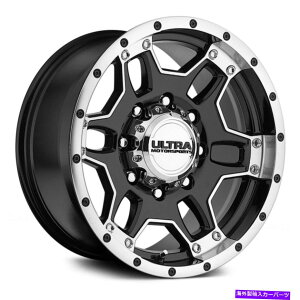 �z�C�[���@4�{�Z�b�g �E���g��178b�}���O�[�X�z�C�[��17x9�i12�A6x139.7�A106.1�j4�̃u���b�N�����Z�b�g Ultra 178B MONGOOSE Wheels 17x9 (12, 6x139.7, 106.1) Black Rims Set of 4�y���s�A���i�z