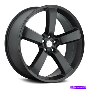 ホイール 4本セット Voxxレプリカ充電器20x9(20、5x114.3、71.5)4のブラックリムセット Voxx Replica CHARGER Wheels 20x9 (20, 5x114.3, 71.5) Black Rims Set of 4