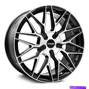 zC[@4{Zbg JubczC[17x7.5i42A5x114.3A73j4̃ubNZbg Kalon BLITZ Wheels 17x7.5 (42, 5x114.3, 73) Black Rims Set of 4