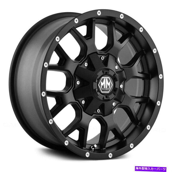 楽天市場】ホイール 4本セット メイヘム8015ウォリアーホイール17x9 