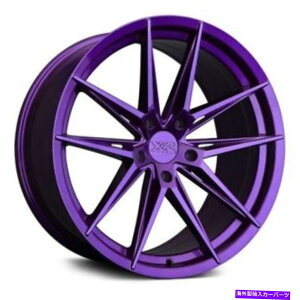 �z�C�[���@4�{�Z�b�g XXR 577�z�C�[��19x8.5�i40�A5x114.3�A73.1�j�������Z�b�g4 XXR 577 Wheels 19x8.5 (40, 5x114.3, 73.1) Purple Rims Set of 4