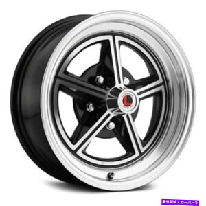 zC[@4{Zbg `̃}OX^[IIzC[15x7i7A5x114.3A72.3j4̃ubNZbg Legendary MAGSTAR II Wheels 15x7 (7, 5x114.3, 72.3) Black Rims Set of 4