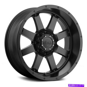 �z�C�[���@4�{�Z�b�g �M�A�A���C726b�r�b�O�u���b�N�z�C�[��20x10�i-19�A8x165.1�A130.2�j4�̃u���b�N�����Z�b�g Gear Alloy 726B BIG BLOCK Wheels 20x10 (-19, 8x165.1, 130.2) Black Rims Set of 4