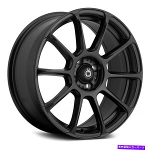 �z�C�[���@4�{�Z�b�g konig runlite�z�C�[��18x8�i45�A5x108�A73.1�j4�̃u���b�N�����Z�b�g Konig RUNLITE Wheels 18x8 (45, 5x108, 73.1) Black Rims Set of 4�y���s�A���i�z