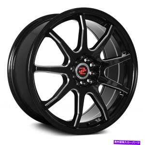 �z�C�[���@4�{�Z�b�g �h���b�O�R���Z�v�gR-31�z�C�[��18x8�i35�A5x114.3�A73.1�j4�̃u���b�N�����Z�b�g Drag Concepts R-31 Wheels 18x8 (35, 5x114.3, 73.1) Black Rims Set of 4�y���s�A���i�z