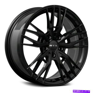 �z�C�[���@4�{�Z�b�g rtx scepter�z�C�[��18x8�i40�A5x114.3�A73.1�j4�̃u���b�N�����Z�b�g RTX SCEPTER Wheels 18x8 (40, 5x114.3, 73.1) Black Rims Set of 4�y���s�A���i�z