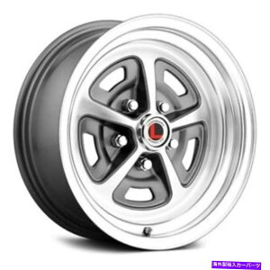 zC[@4{Zbg `̃}Oi500zC[15x7i7A5x114.3A72.3j4̒YZbg Legendary Magnum 500 Wheels 15x7 (7, 5x114.3, 72.3) Charcoal Rims Set of 4