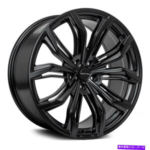 �z�C�[���@4�{�Z�b�g RTX�u���b�N�E�B�h�E�z�C�[��17x7.5�i40�A5x108�A63.4�j4�̃u���b�N�����Z�b�g RTX BLACK WIDOW Wheels 17x7.5 (40, 5x108, 63.4) Black Rims Set of 4�y���s�A���i�z