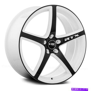 �z�C�[���@4�{�Z�b�g rtx�C�����[�W�����z�C�[��17x7.5�i45�A5x114.3�A73.1�j4�̃z���C�g�����Z�b�g RTX ILLUSION Wheels 17x7.5 (45, 5x114.3, 73.1) White Rims Set of 4