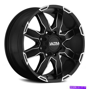 �z�C�[���@4�{�Z�b�g �E���g��225U�t�@���g���z�C�[��17x8�i1�A6x139.7�A106.1�j4�̃u���b�N�����Z�b�g Ultra 225U PHANTOM Wheels 17x8 (1, 6x139.7, 106.1) Black Rims Set of 4�y���s�A���i�z