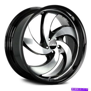 zC[@4{Zbg Strada Retro 5zC[20x8.5i35A5x114.3A74.1j4̃ubNZbg Strada RETRO 5 Wheels 20x8.5 (35, 5x114.3, 74.1) Black Rims Set of 4