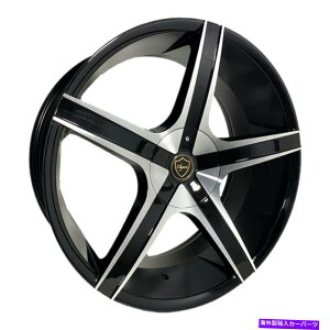 �z�C�[���@4�{�Z�b�g �G���K���XEL907�z�C�[��20x8.5�i35�A5x114.3�A74.1�j4�̃u���b�N�����Z�b�g Elegance EL907 Wheels 20x8.5 (35, 5x114.3, 74.1) Black Rims Set of 4�y���s�A���i�z