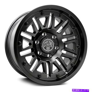 zC[@4{Zbg XbgIt[hXg[zC[18x9i-12A5x127A78.1j4̃ubNZbg Thret Offroad STORM Wheels 18x9 (-12, 5x127, 78.1) Black Rims Set of 4