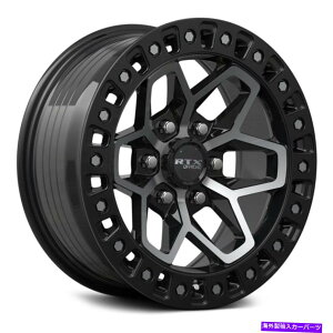 �z�C�[���@4�{�Z�b�g rtx zion�z�C�[��18x9�i0�A5x127�A71.5�j4�̃u���b�N�����Z�b�g RTX ZION Wheels 18x9 (0, 5x127, 71.5) Black Rims Set of 4