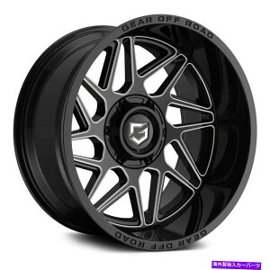 zC[@4{Zbg MAAC761bm䗦20x9i0A5x127A87.1j4̃ubNZbg Gear Alloy 761BM RATIO Wheels 20x9 (0, 5x127, 87.1) Black Rims Set of 4