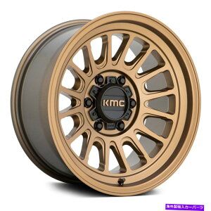 ホイール 4本セット KMC KM724インパクトOLホイール17x8.5(0、6x135、87.1)4のブロンズリムセット KMC KM724 IMPACT OL Wheels 17x8.5 (0, 6x135, 87.1) Bronze Rims Set of 4