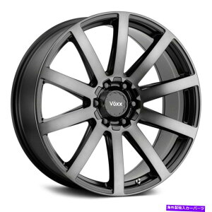�z�C�[���@4�{�Z�b�g Voxx vento�z�C�[��20x9�i20�A5x120.65�A74.1�j4�̃u���b�N�����Z�b�g Voxx VENTO Wheels 20x9 (20, 5x120.65, 74.1) Black Rims Set of 4�y���s�A���i�z