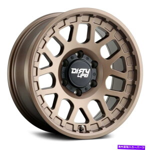 �z�C�[���@4�{�Z�b�g �_�[�e�B���C�t9306���T�z�C�[��17x9�i-12�A6x139.7�A106�j4�̃u�����Y�����Z�b�g Dirty Life 9306 MESA Wheels 17x9 (-12, 6x139.7, 106) Bronze Rims Set of 4