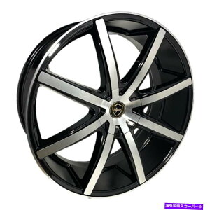 �z�C�[���@4�{�Z�b�g �G���K���XEL910�z�C�[��20x8.5�i35�A5x114.3�A73.1�j4�̃u���b�N�����Z�b�g Elegance EL910 Wheels 20x8.5 (35, 5x114.3, 73.1) Black Rims Set of 4�y���s�A���i�z