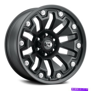 zC[@4{Zbg rW362A[}[zC[18x9i12A5x139.7A108j4̃ubNZbg Vision 362 ARMOR Wheels 18x9 (12, 5x139.7, 108) Black Rims Set of 4