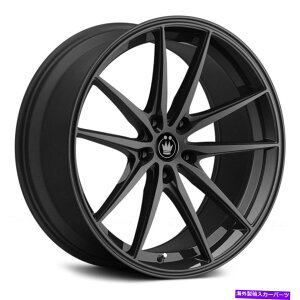 �z�C�[���@4�{�Z�b�g Konig Oversteer�z�C�[��18x9�i35�A5x114.3�A73.1�j4�̃u���b�N�����Z�b�g Konig OVERSTEER Wheels 18x9 (35, 5x114.3, 73.1) Black Rims Set of 4�y���s�A���i�z