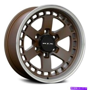 �z�C�[���@4�{�Z�b�g rtx ozark�z�C�[��18x9�i0�A6x139.7�A106.1�j4�̃u�����Y�����Z�b�g RTX OZARK Wheels 18x9 (0, 6x139.7, 106.1) Bronze Rims Set of 4