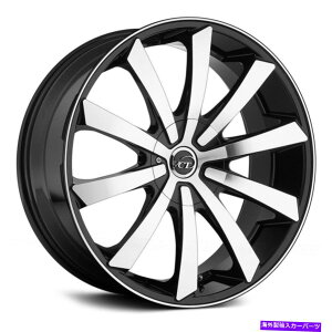 �z�C�[���@4�{�Z�b�g VCT V48�z�C�[��20x8.5�i40�A5x120.65�A73.1�j4�̃u���b�N�����Z�b�g VCT V48 Wheels 20x8.5 (40, 5x120.65, 73.1) Black Rims Set of 4�y���s�A���i�z