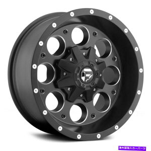 �z�C�[���@4�{�Z�b�g �R��D525���{���o�[1PC�z�C�[��16x8�i1�A6x139.7�A108�j4�̃u���b�N�����Z�b�g Fuel D525 REVOLVER 1PC Wheels 16x8 (1, 6x139.7, 108) Black Rims Set of 4�y���s�A���i�z