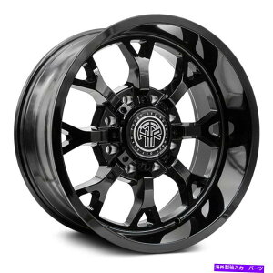 zC[@4{Zbg XbgIt[hoCp[zC[20x10i-21A6x139.7A106.1j4̃ubNZbg Thret Offroad Viper Wheels 20x10 (-21, 6x139.7, 106.1) Black Rims Set of 4
