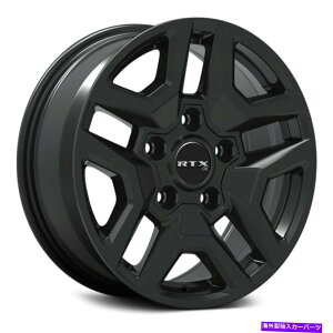 �z�C�[���@4�{�Z�b�g RTX�J���g�z�C�[��18x8�i40�A5x150�A110�j4�̃u���b�N�����Z�b�g RTX KANTO Wheels 18x8 (40, 5x150, 110) Black Rims Set of 4�y���s�A���i�z