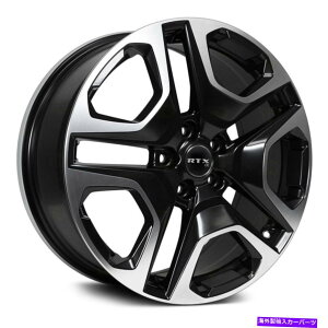 �z�C�[���@4�{�Z�b�g rtx osaka�z�C�[��19x7.5�i35�A5x114.3�A60.1�j4�̃u���b�N�����Z�b�g RTX OSAKA Wheels 19x7.5 (35, 5x114.3, 60.1) Black Rims Set of 4