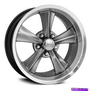 zC[@4{Zbg Pbg[VOu[X^[zC[18x7i12A5x114.3A78.1j4̊DF̃Zbg Rocket Racing Booster Wheels 18x7 (12, 5x114.3, 78.1) Gray Rims Set of 4