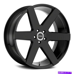zC[@4{Zbg Xg_R[_zC[20x8.5i35A5x114.3A72.6j4̃ubNZbg Strada CODA Wheels 20x8.5 (35, 5x114.3, 72.6) Black Rims Set of 4