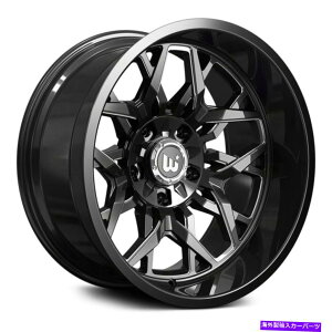 �z�C�[���@4�{�Z�b�g �E�G�X�^���G�b�W�z�C�[��20x10�i-24�A5x114.3�A71.5�j4�̃u���b�N�����Z�b�g Western EDGE Wheels 20x10 (-24, 5x114.3, 71.5) Black Rims Set of 4�y���s�A���i�z