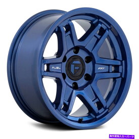 ホイール　4本セット 燃料D839スレイヤー1PCホイール18x8.5（-15、5x127、71.5）4の青いリムセット Fuel D839 SLAYER 1PC Wheels 18x8.5 (-15, 5x127, 71.5) Blue Rims Set of 4