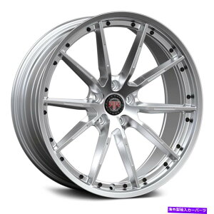 �z�C�[���@4�{�Z�b�g Revolution Racing RF1�z�C�[��20x10�i30�A5x120.65�A74.1�j4�̃V���o�[�����Z�b�g Revolution Racing RF1 Wheels 20x10 (30, 5x120.65, 74.1) Silver Rims Set of 4�y���s�A���i�z