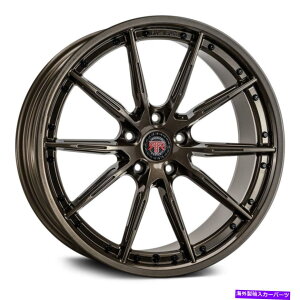 �z�C�[���@4�{�Z�b�g Revolution Racing RF1�z�C�[��20x9�i20�A5x114.3�A71.5�j4�̃u�����Y�����Z�b�g Revolution Racing RF1 Wheels 20x9 (20, 5x114.3, 71.5) Bronze Rims Set of 4�y���s�A���i�z
