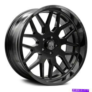 zC[@4{Zbg XbgIt[hi[NzC[20x10i-21A6x135A87.1j4̃ubNZbg Thret Offroad Monarch Wheels 20x10 (-21, 6x135, 87.1) Black Rims Set of 4
