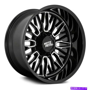 �z�C�[���@4�{�Z�b�g Moto Metal Mo809 Stinger Wheels20x10�i-18�A6x135�A106.1�j4�̃u���b�N�����Z�b�g Moto Metal MO809 STINGER Wheels 20x10 (-18, 6x135, 106.1) Black Rims Set of 4�y���s�A���i�z